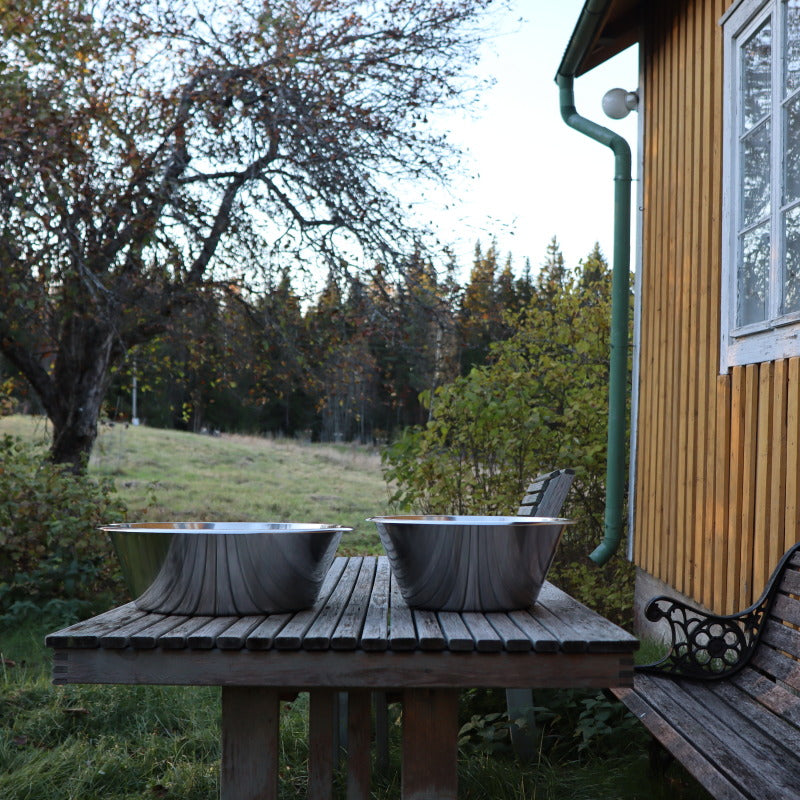 Ruostumaton teräsvati, pesuvati, tiskivati