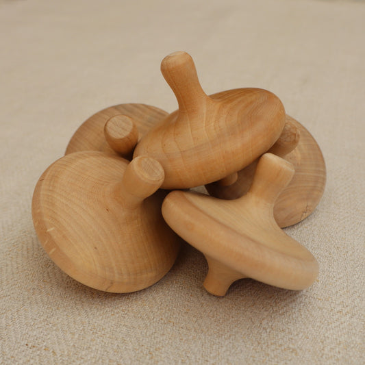 Wooden spinning top
