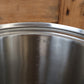 Stainless steel bucket with bottom rim, 10 l and 15 l